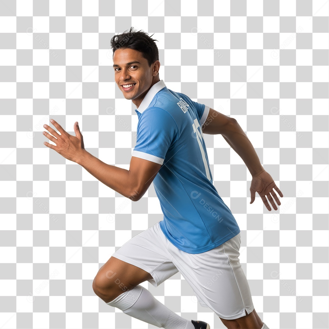 Jogador de Futebol PNG Transparente