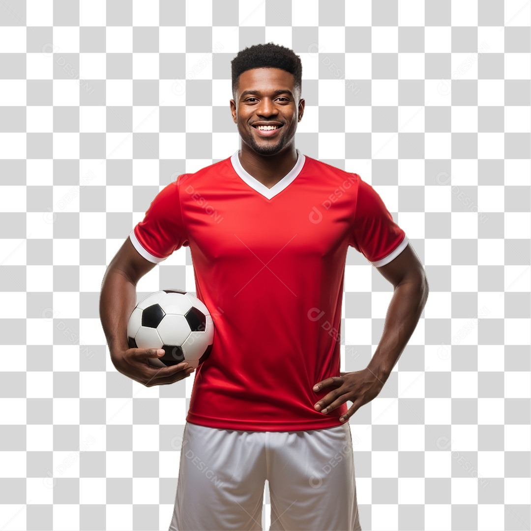 Jogador de Futebol PNG Transparente