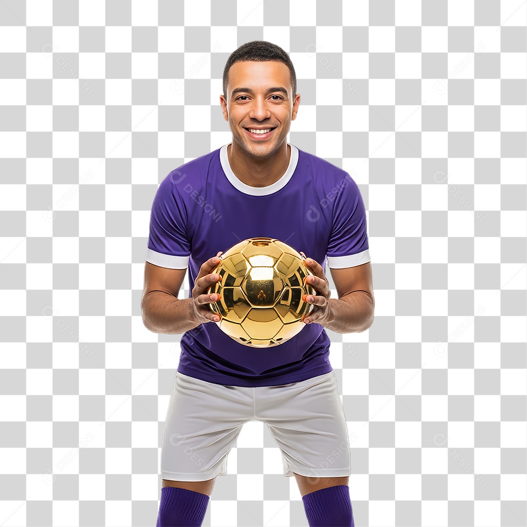 Jogador de Futebol PNG Transparente