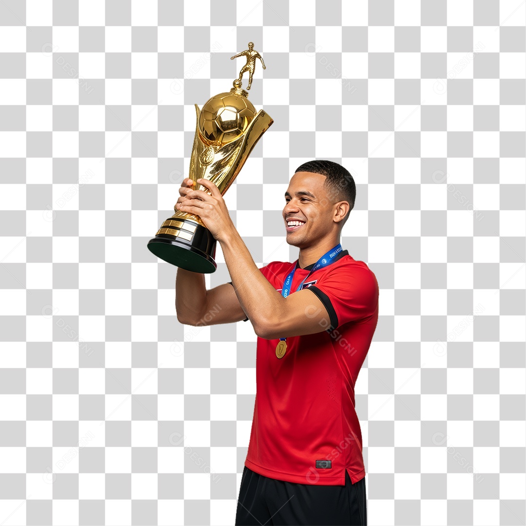 Jogador de Futebol PNG Transparente