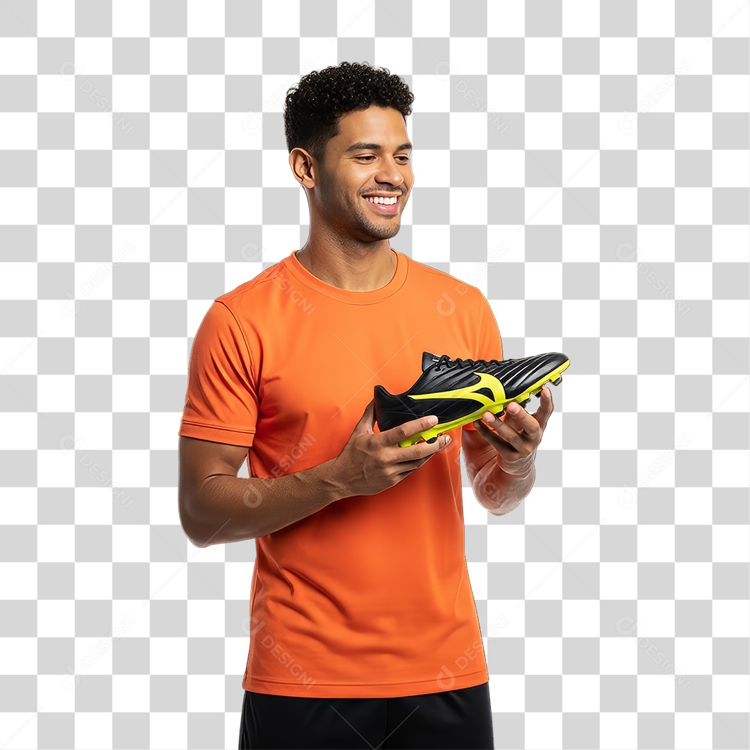 Jogador de Futebol PNG Transparente