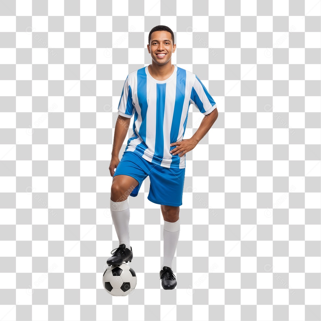 Jogador de Futebol PNG Transparente