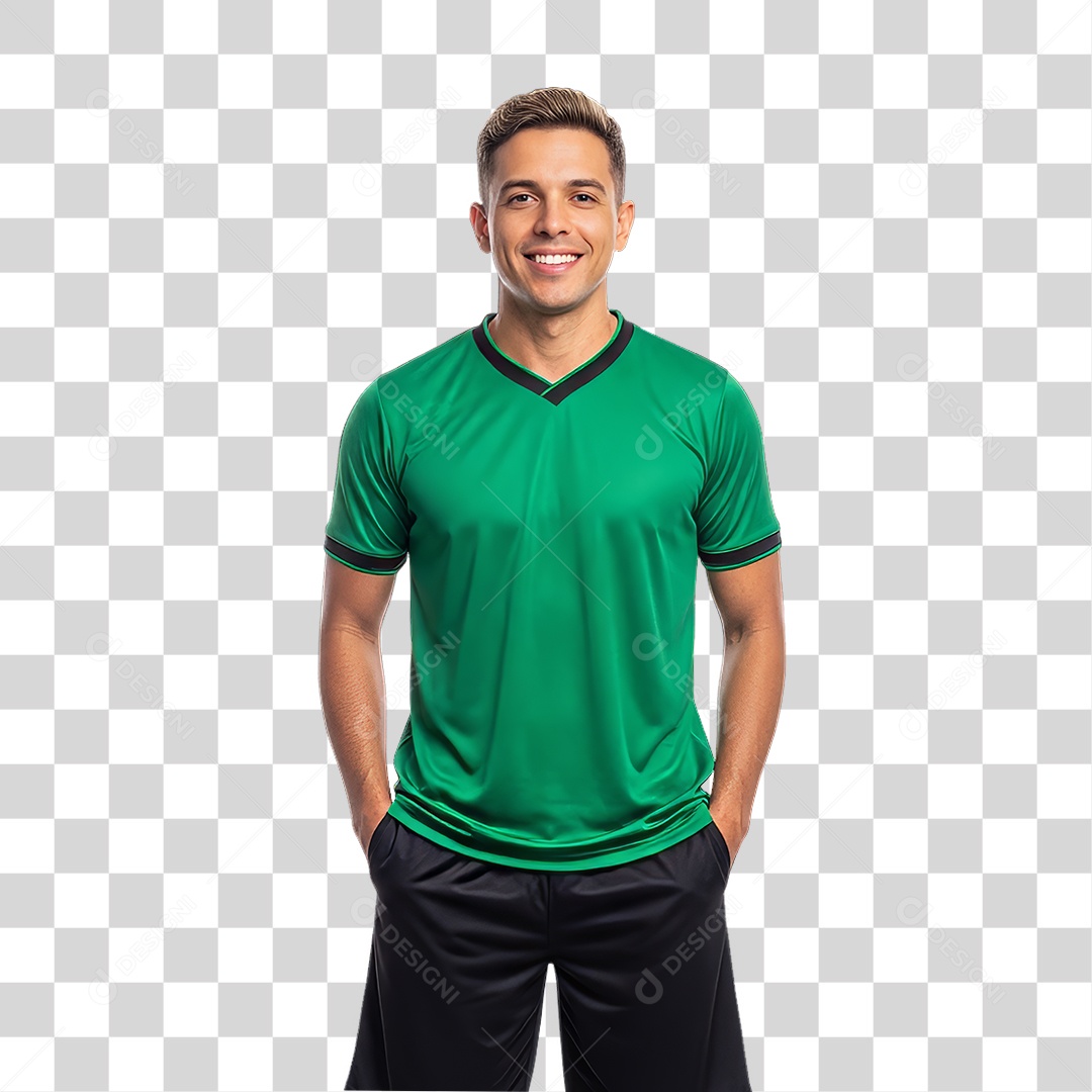Jogador de Futebol PNG Transparente