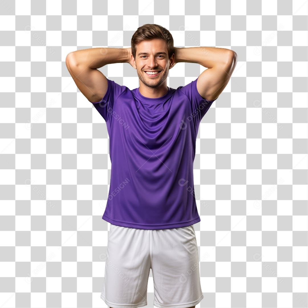 Jogador de Futebol PNG Transparente