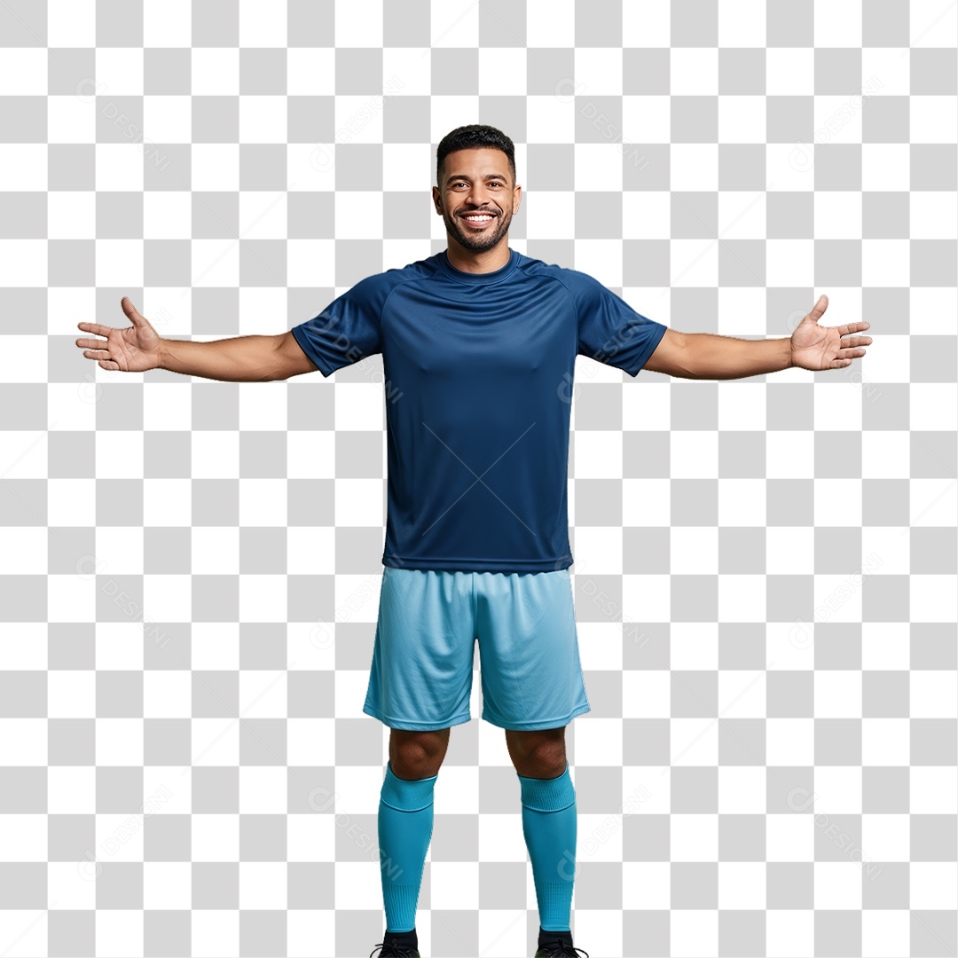 Jogador de Futebol PNG Transparente