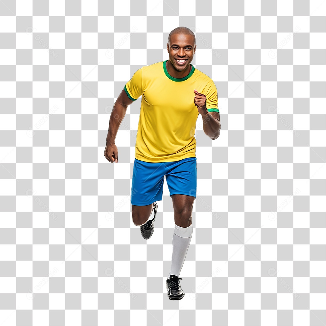 Jogador de Futebol PNG Transparente