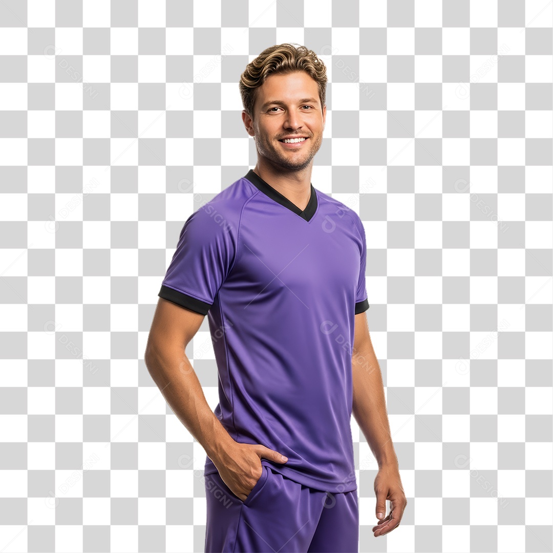 Jogador de Futebol PNG Transparente