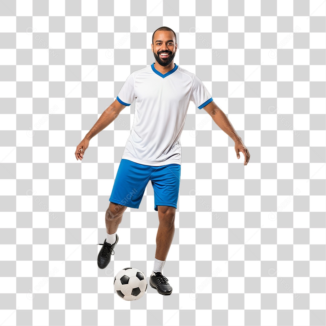 Jogador de Futebol PNG Transparente