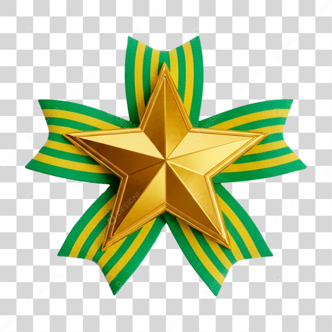 Medalha de Honra PNG Transparente