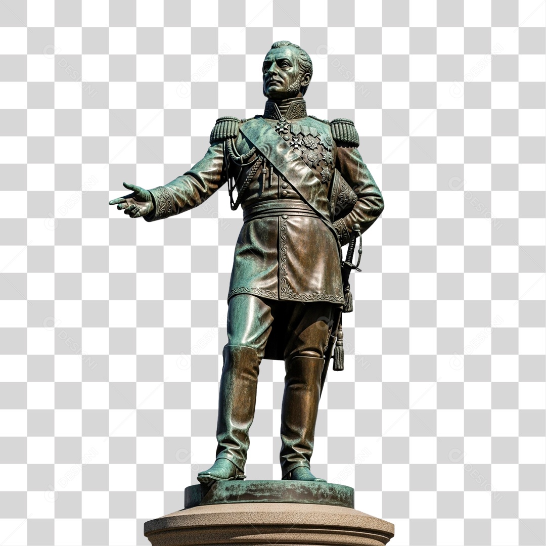 Estátua de Marechal Deodoro PNG Transparente