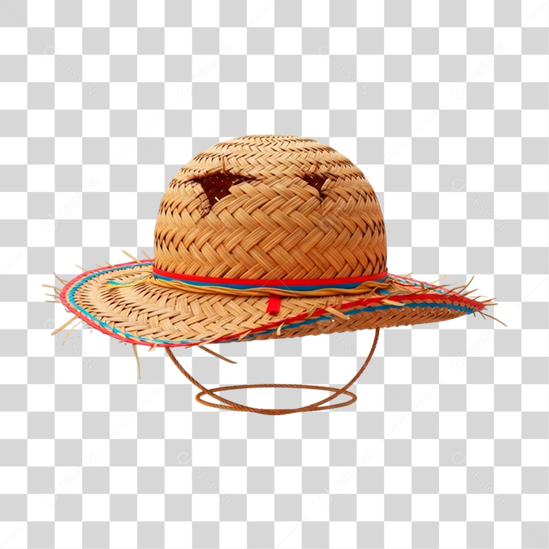 Chapéu de Palha PNG Transparente