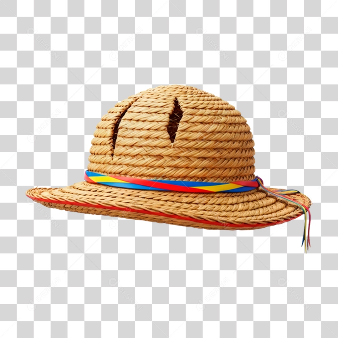 Chapéu de Palha PNG Transparente