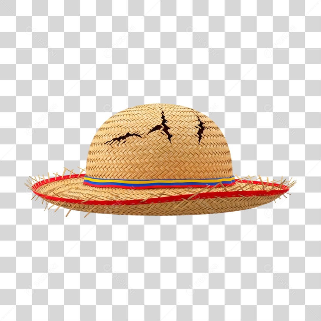 Chapéu de Palha PNG Transparente