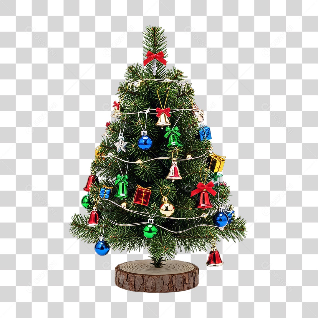 Árvore Enfeite Decoração de Natal PNG Transparente