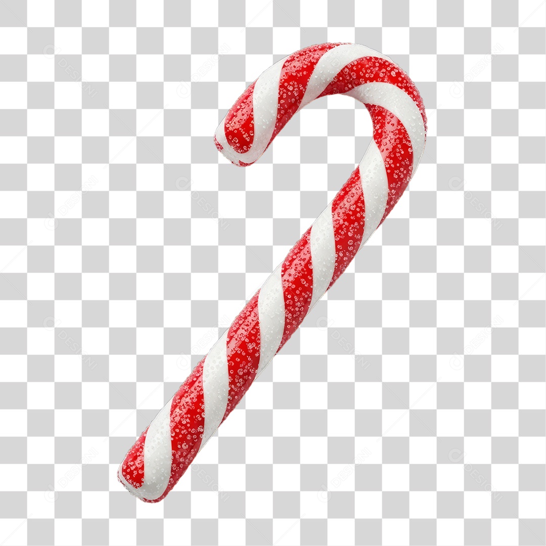 Bengala Enfeite Decoração de Natal PNG Transparente