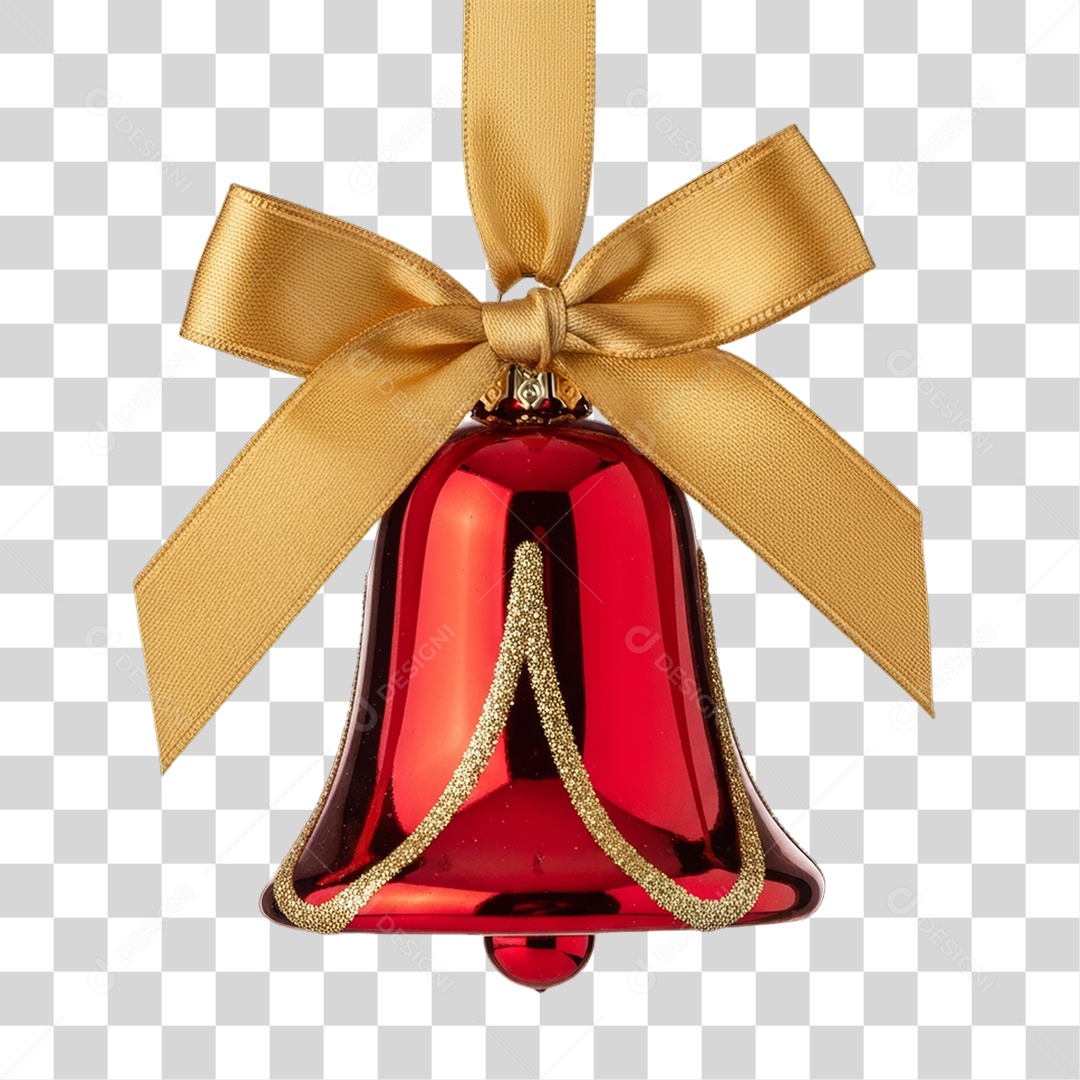 Sino Enfeite Decoração de Natal PNG Transparente