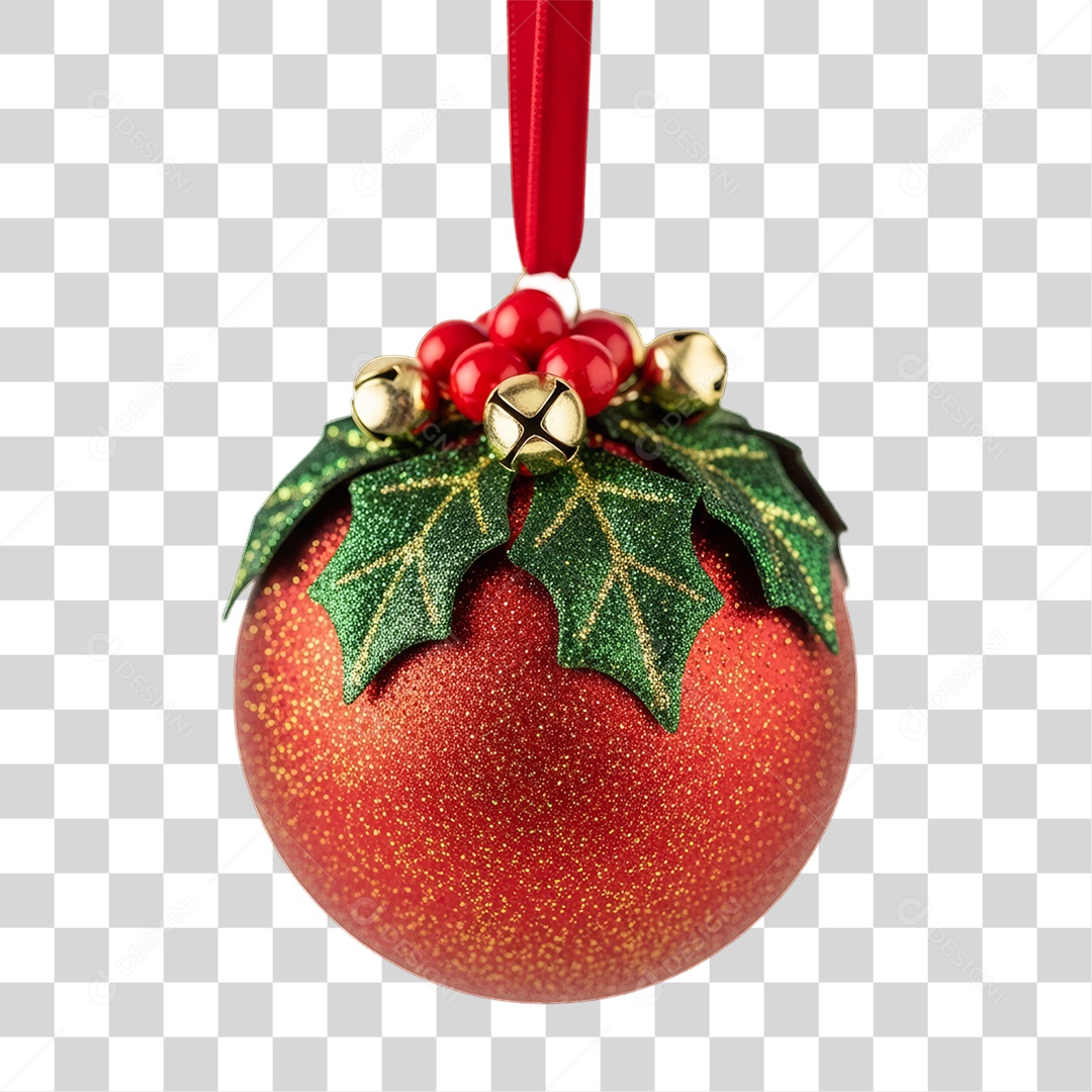 Bolas Enfeite Decoração de Natal PNG Transparente