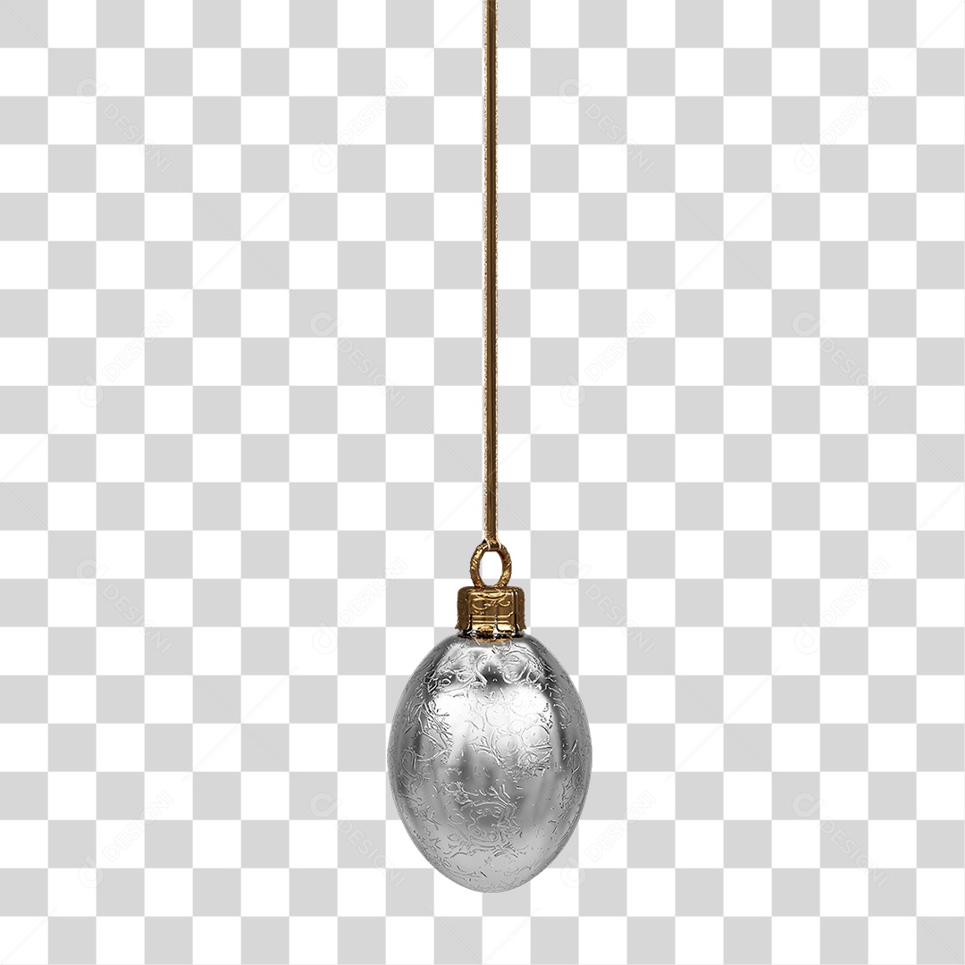 Bola de Enfeite Decoração de Natal PNG Transparente