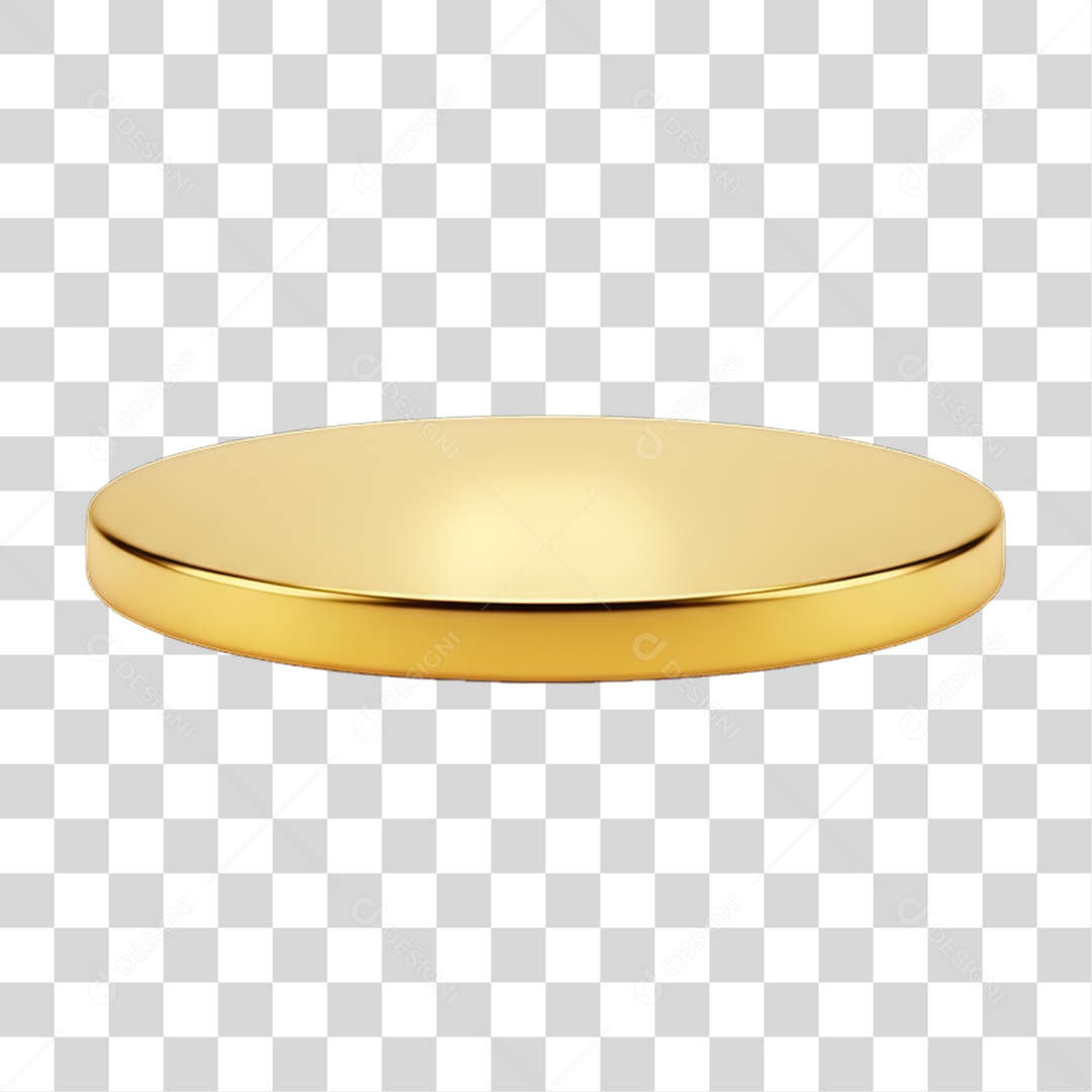 Elemento 3D Pódio Decoração de Ano Novo PNG Transparente