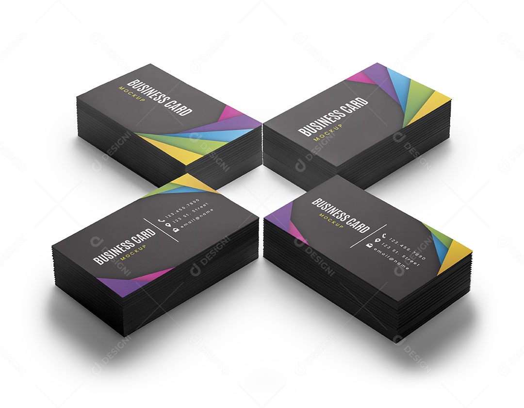 Mockup Cartão de Visita PSD Editável