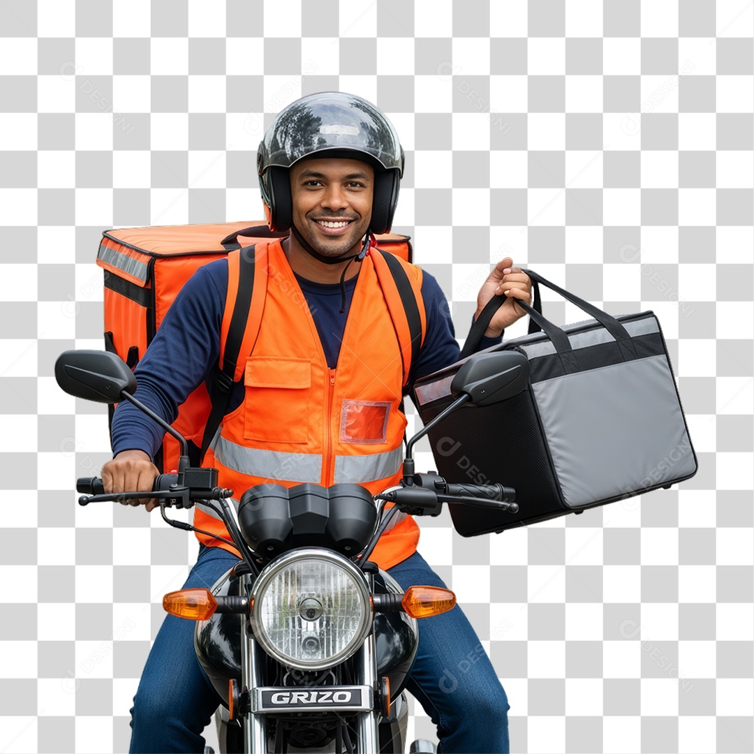 Entregador Delivery Entregas PNG Transparente
