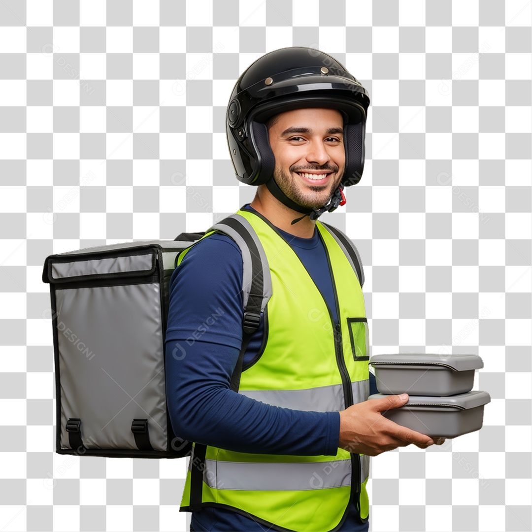 Entregador Delivery Entregas PNG Transparente