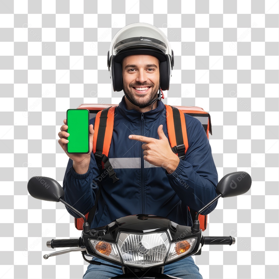 Entregador Delivery Entregas PNG Transparente