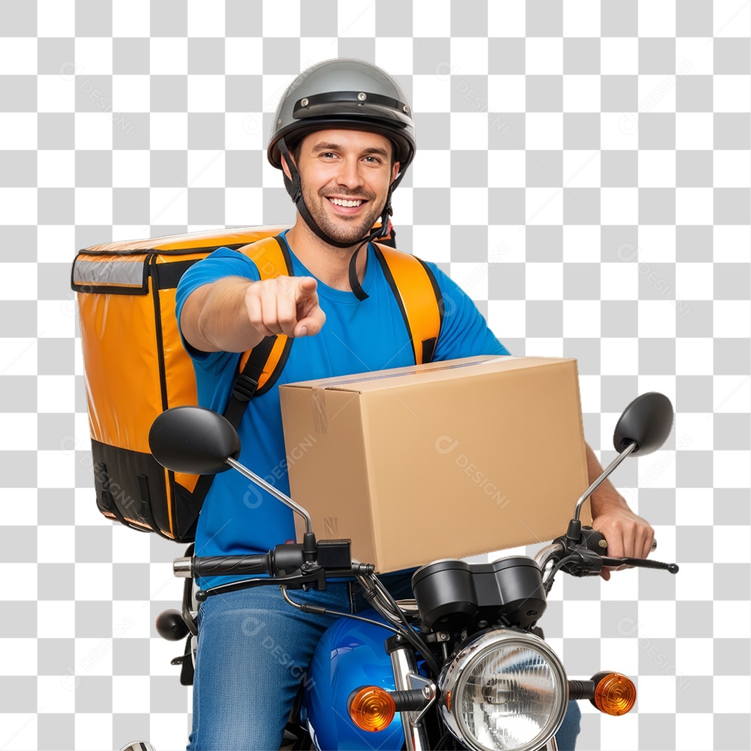 Entregador Delivery Entregas PNG Transparente