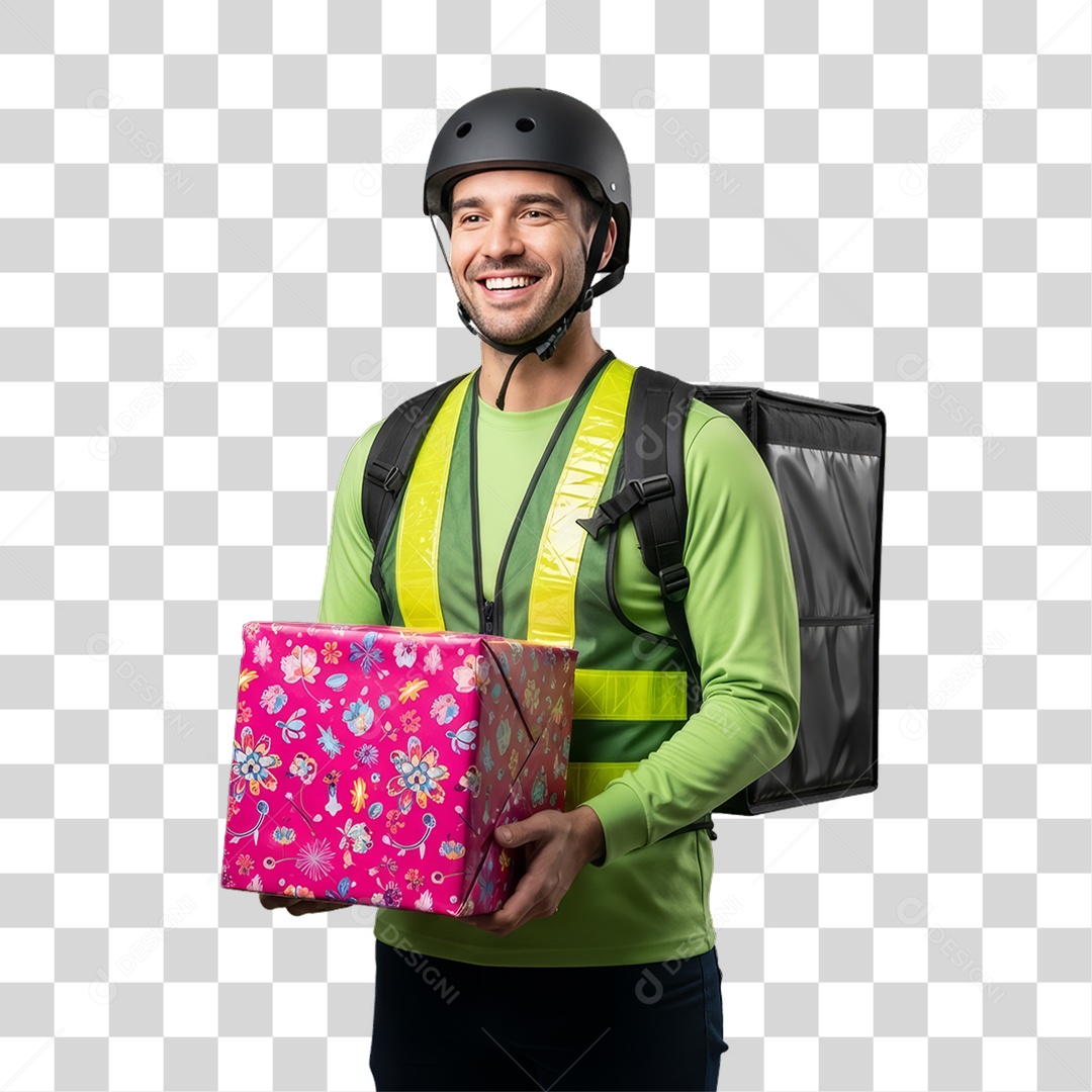 Entregador Delivery Entregas PNG Transparente