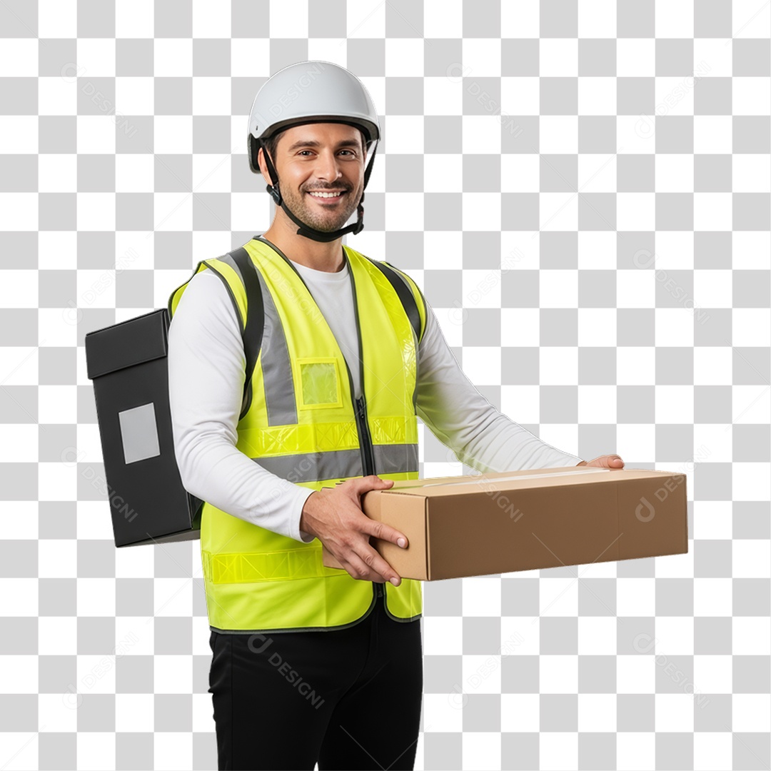 Entregador Delivery Entregas PNG Transparente