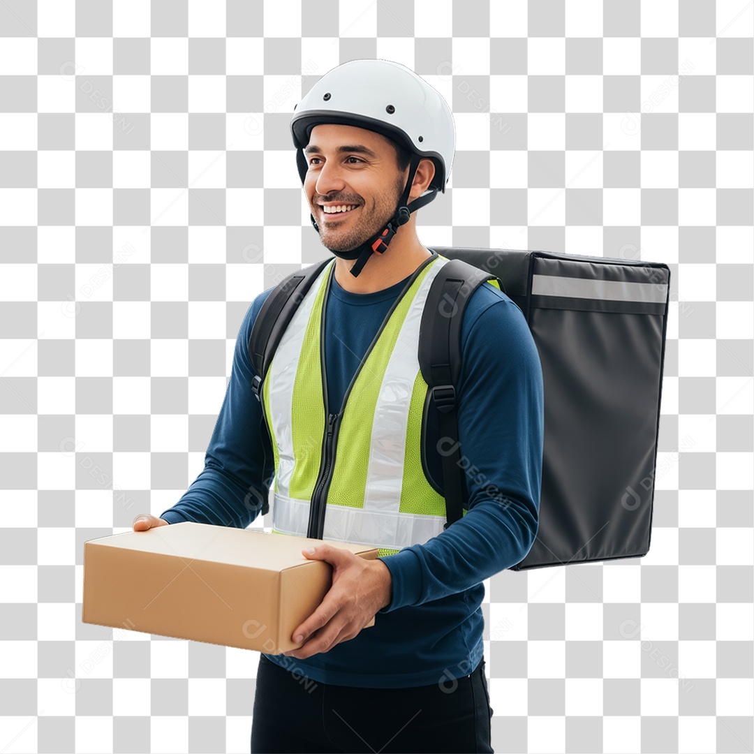 Entregador Delivery Entregas PNG Transparente