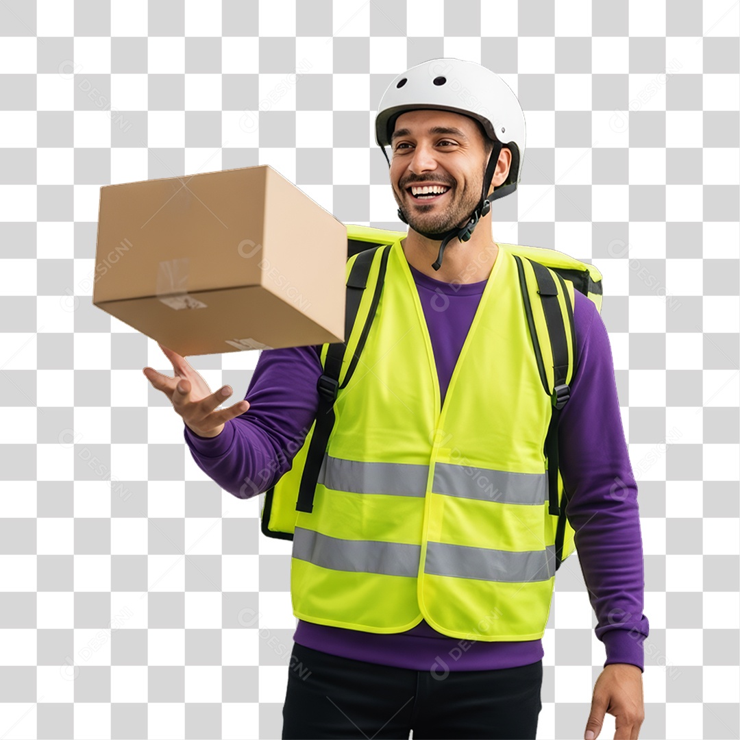 Entregador Delivery Entregas PNG Transparente
