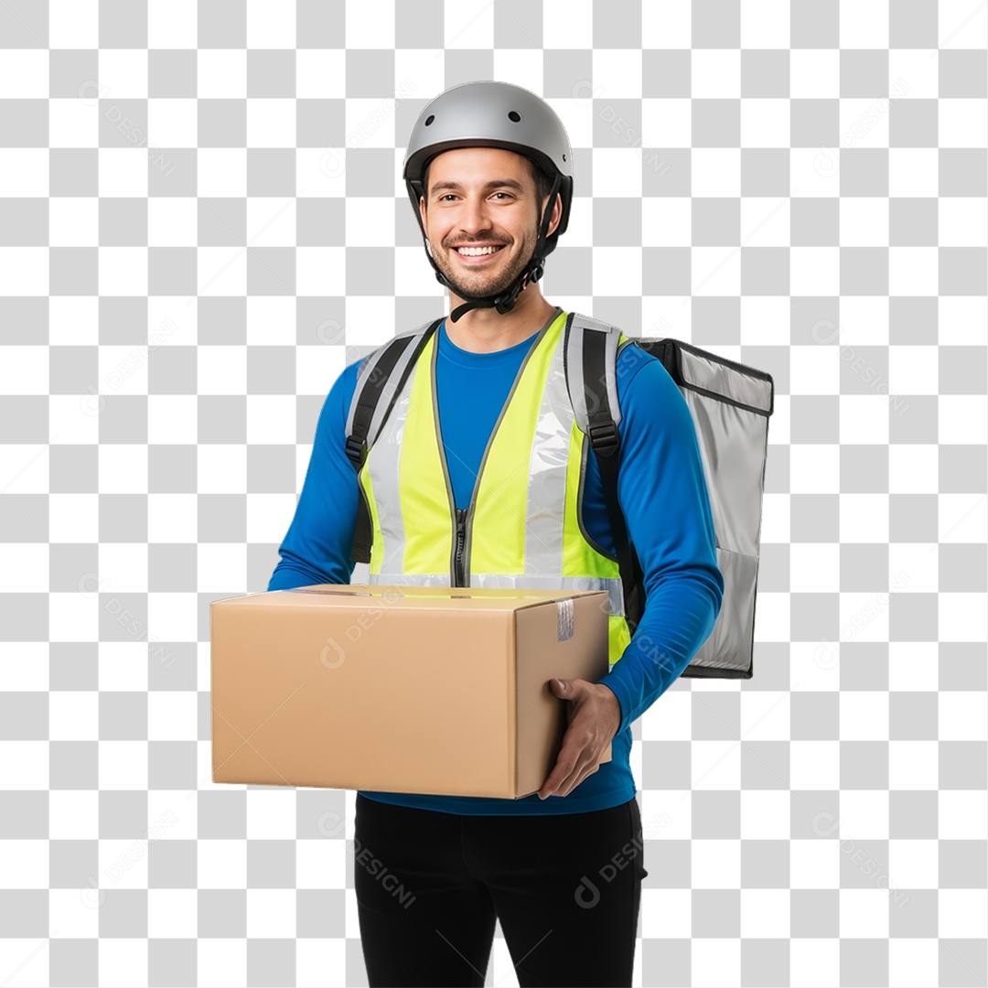Entregador Delivery Entregas PNG Transparente