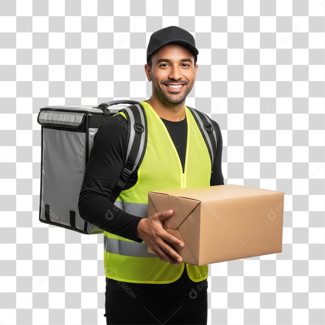Entregador Delivery Entregas PNG Transparente