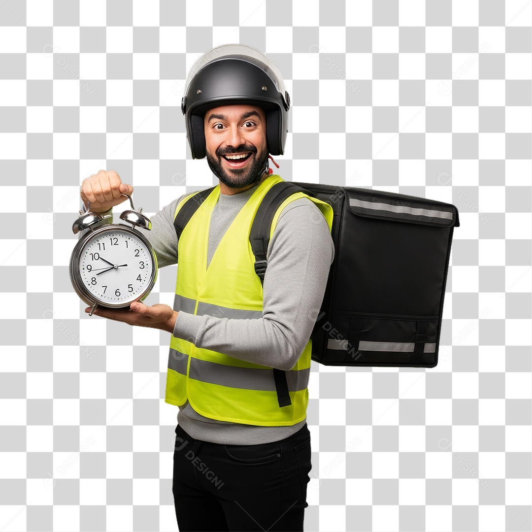 Entregador Delivery Entregas PNG Transparente