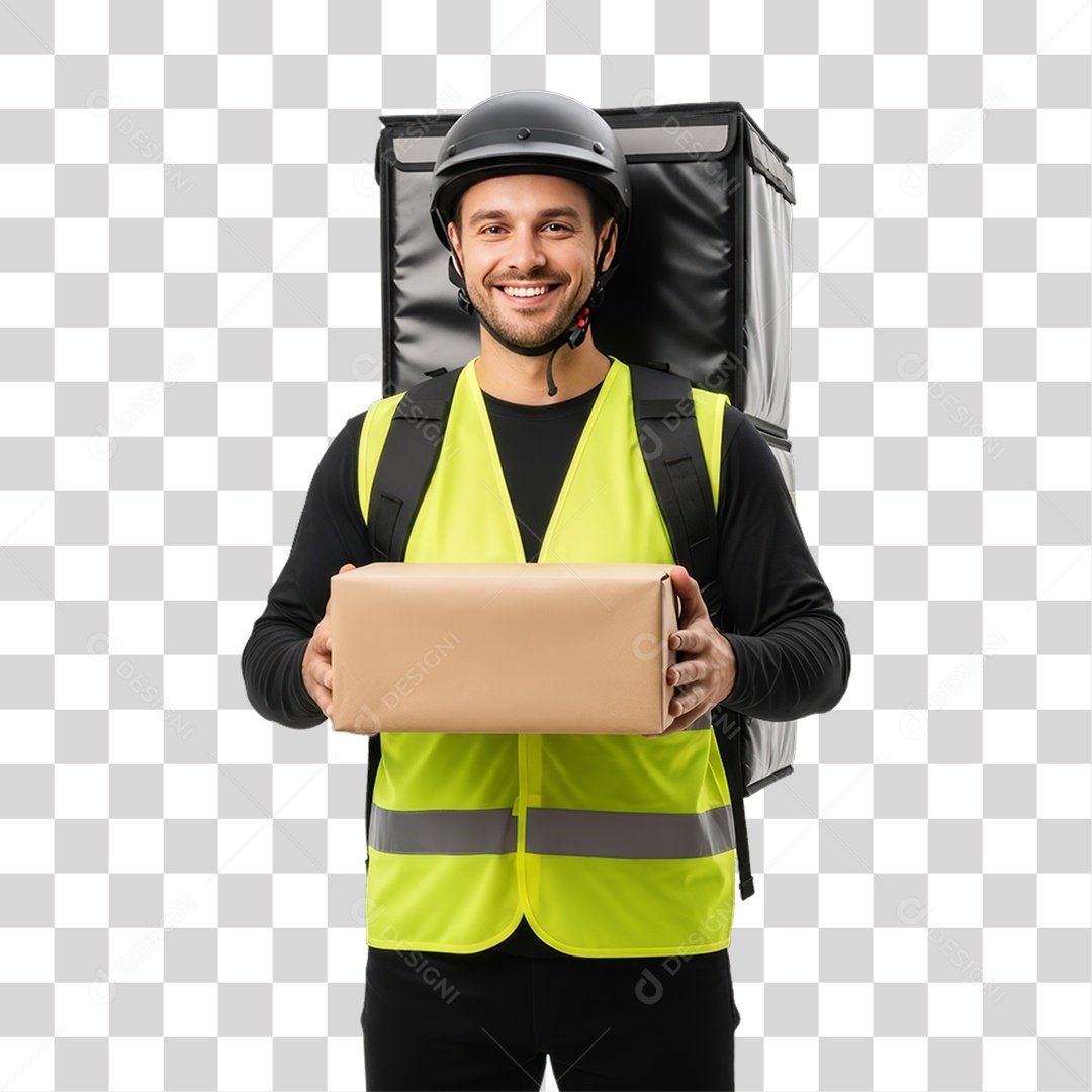 Entregador Delivery Entregas PNG Transparente