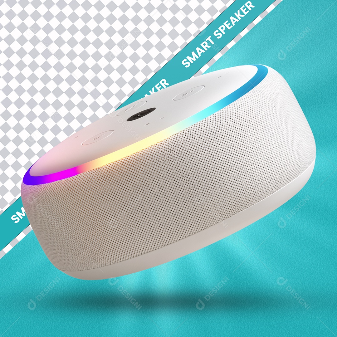 Selo 3D Loja de Eletrônicos Liquidação Caixa de Som Social Media PSD Editável