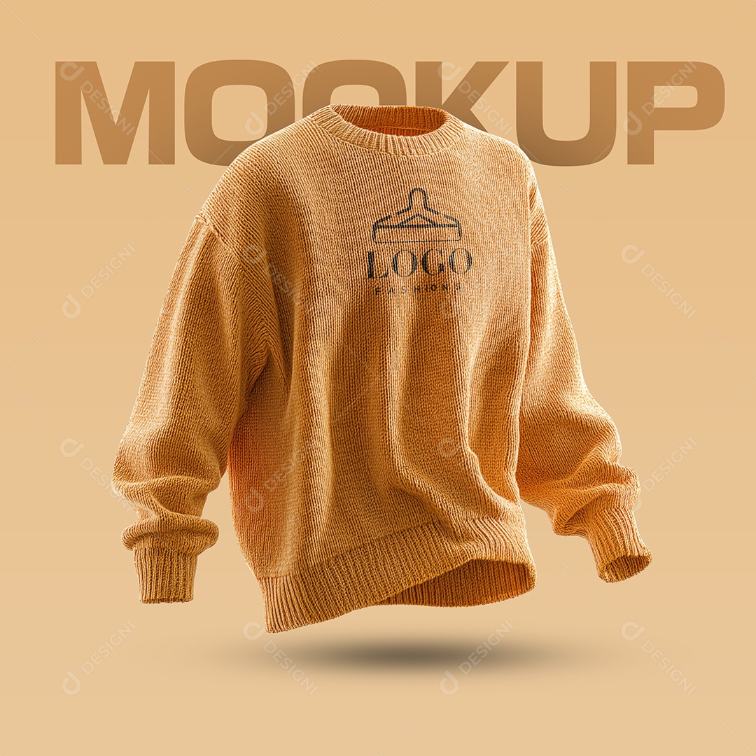 Mockup de Camiseta Masculina PSD Editável