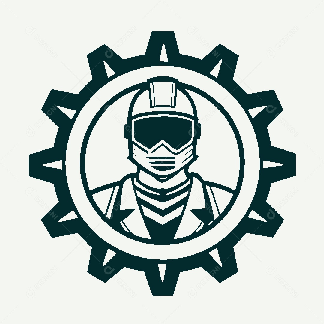 Modelo de Logo de Soldador Vetor EPS