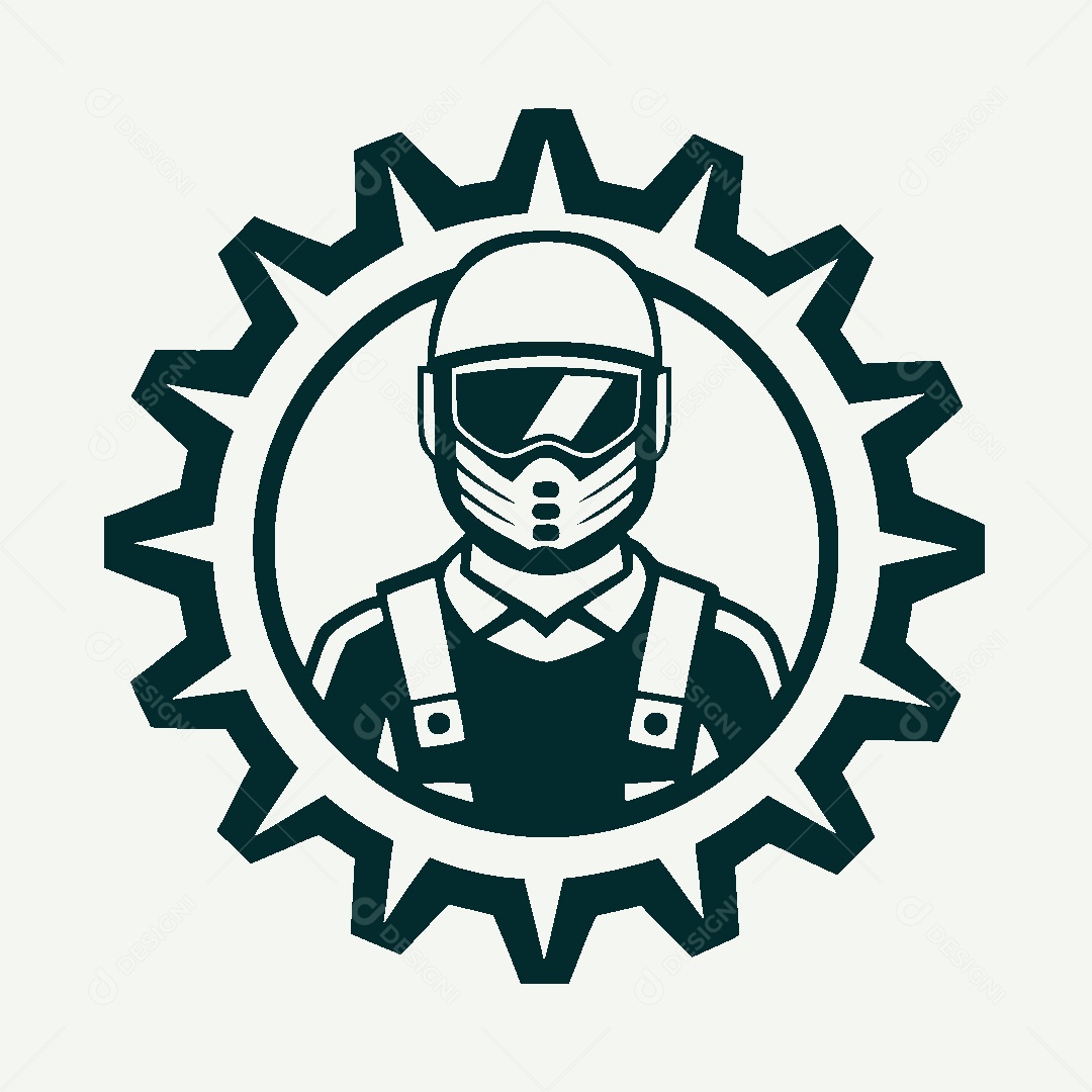 Modelo de Logo de Soldador Vetor EPS