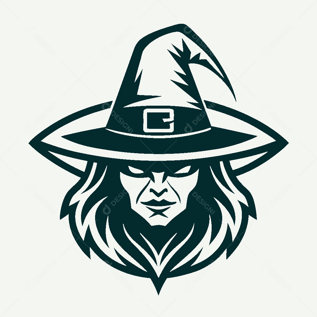 Modelo de Logo de Mago Vetor EPS