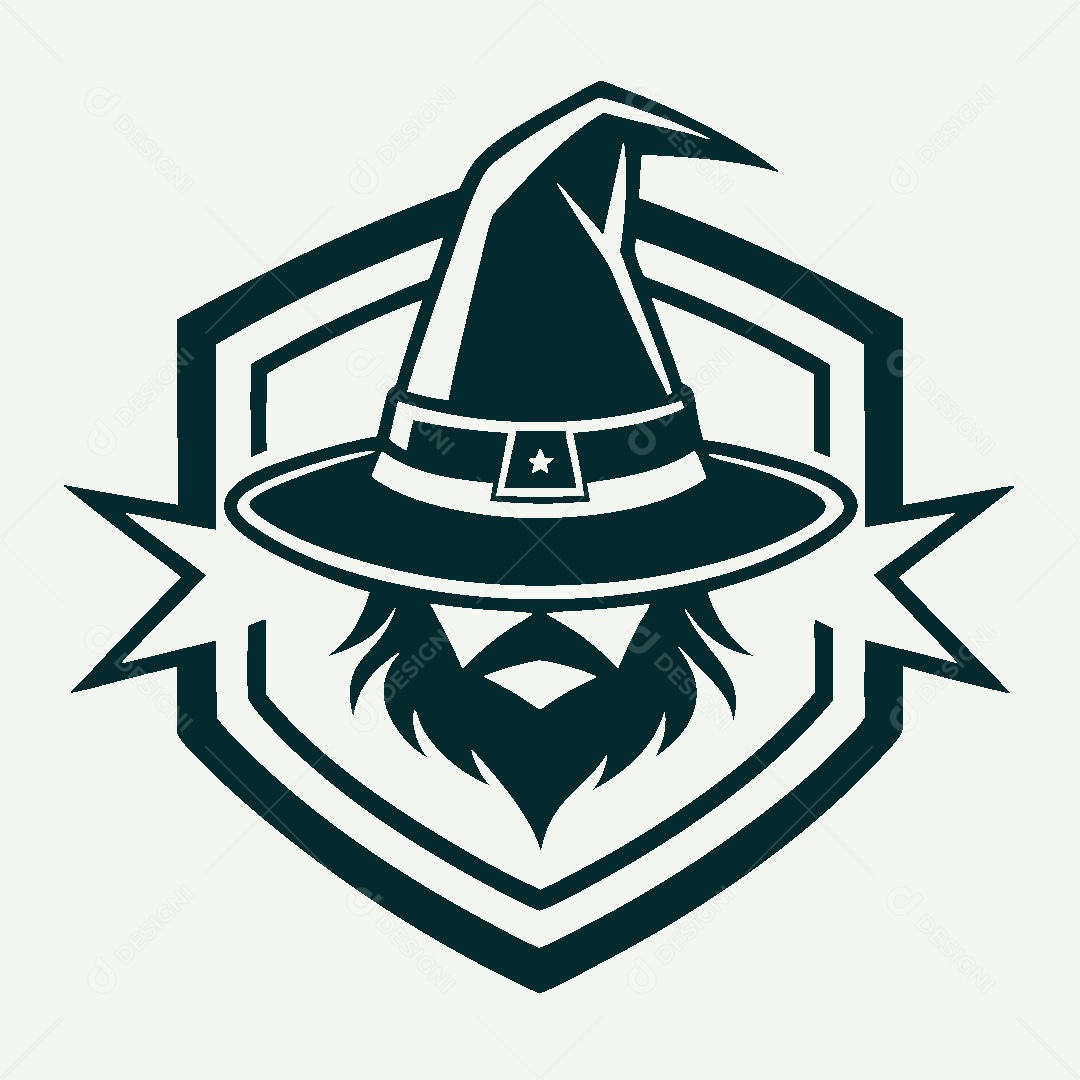 Modelo de Logo de Mago Vetor EPS