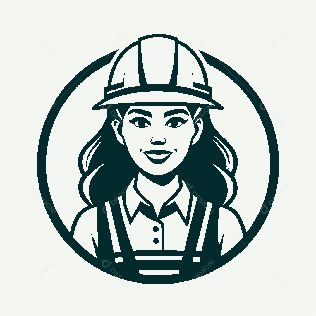 Modelo de Logo de Engenharia Vetor EPS