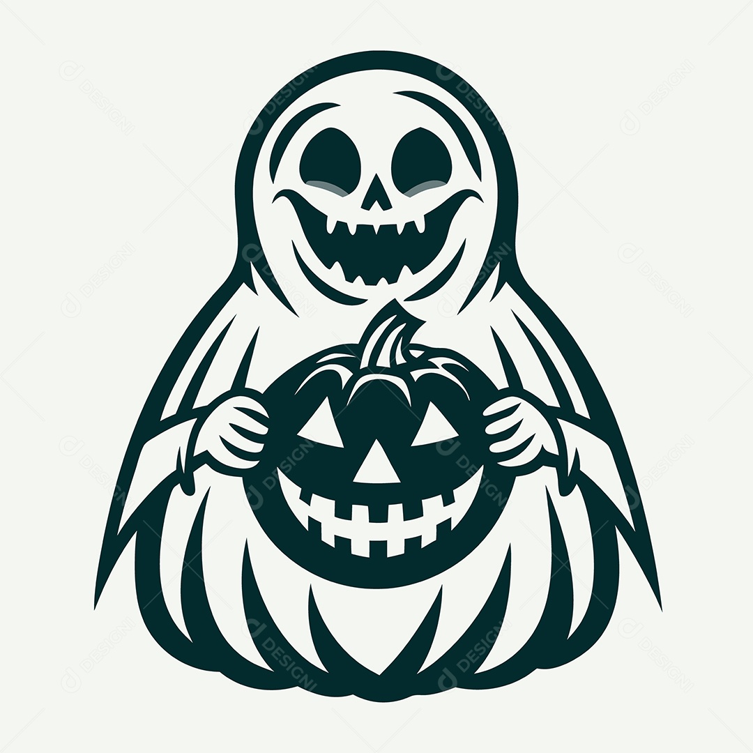 Modelo de Logo de Fantasmas Vetor EPS