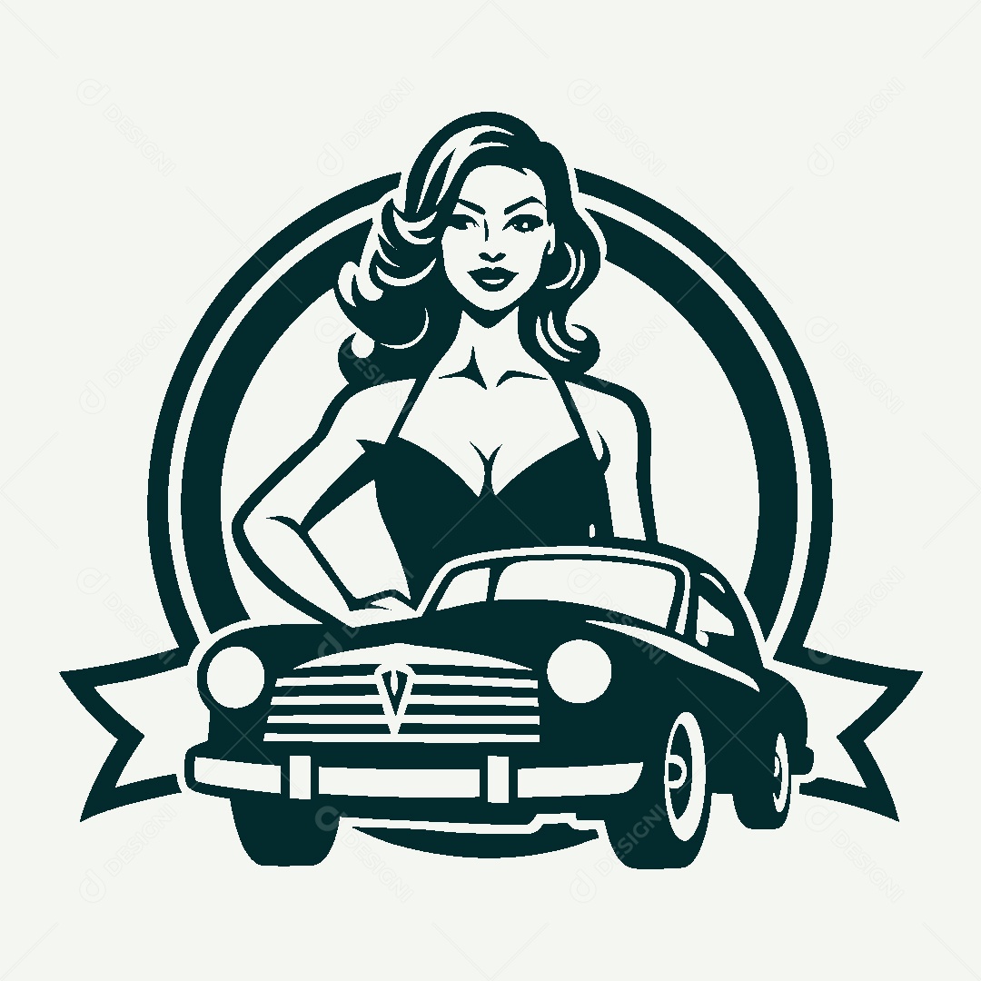 Modelo de Logo de Carro Vetor EPS