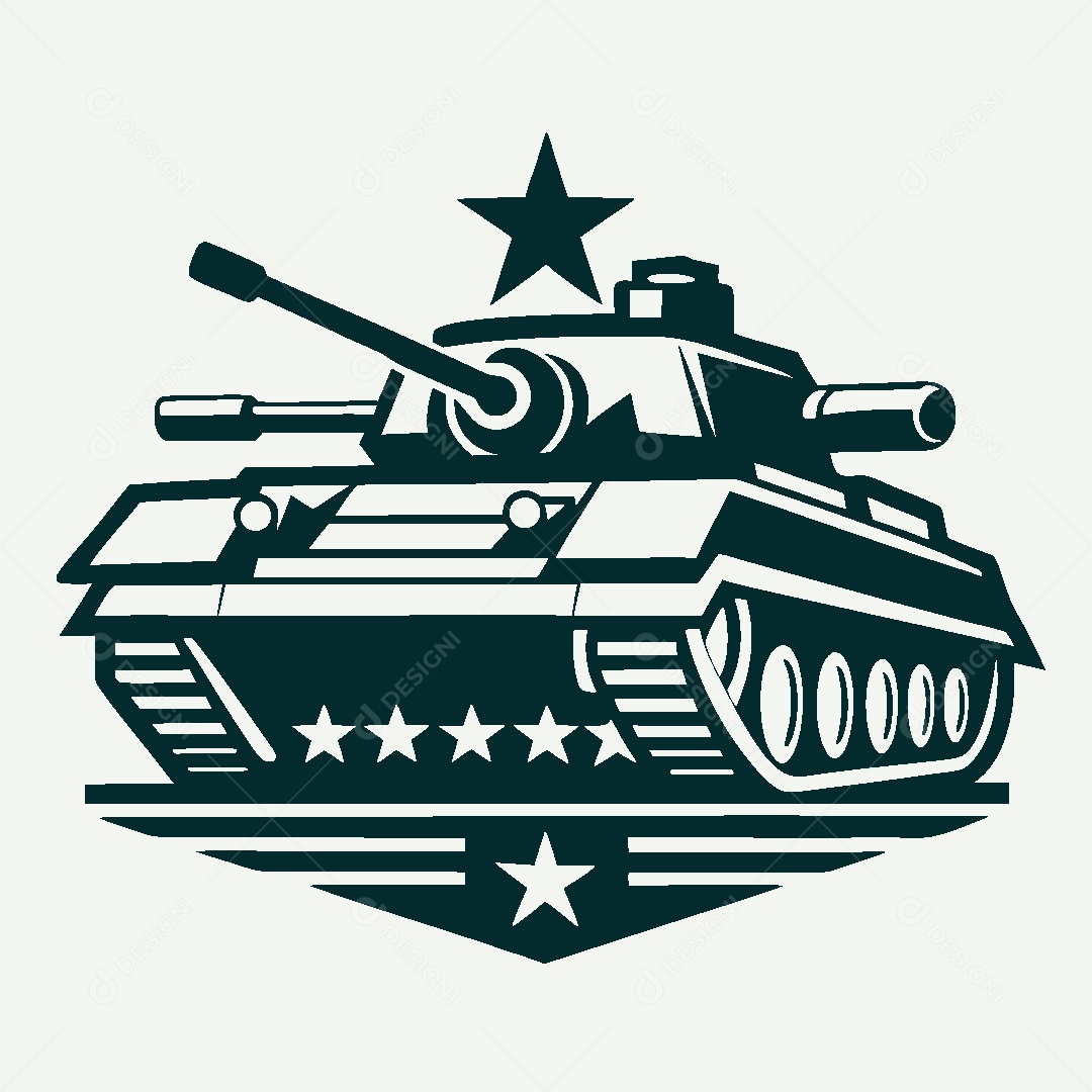 Modelo de Logo de Tanque Vetor EPS