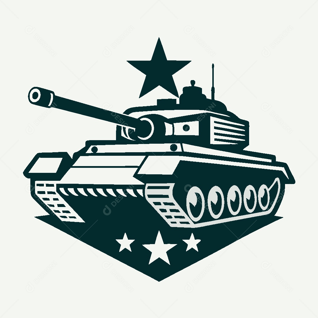 Modelo de Logo de Tanque Vetor EPS