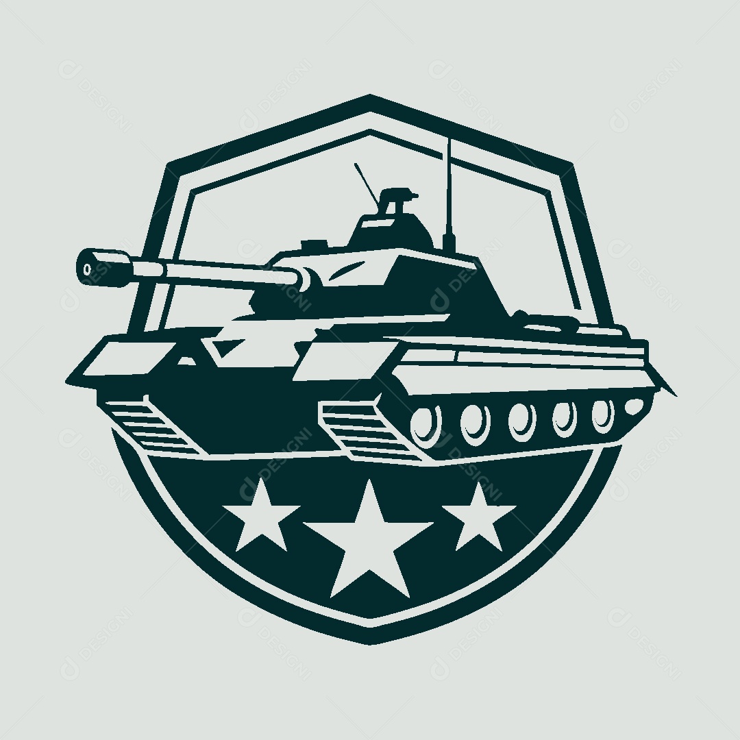 Modelo de Logo de Tanque Vetor EPS
