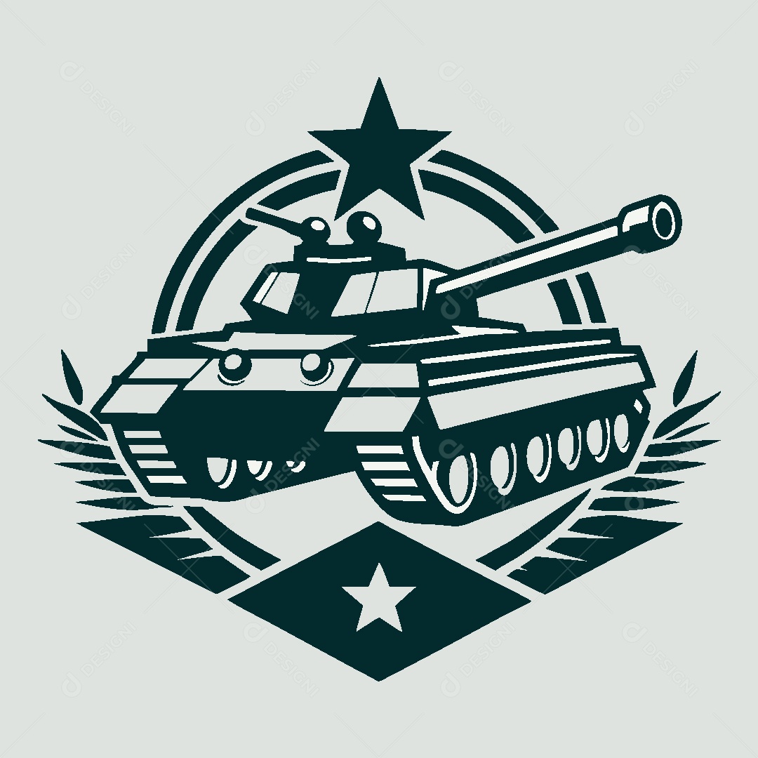 Modelo de Logo de Tanque Vetor EPS