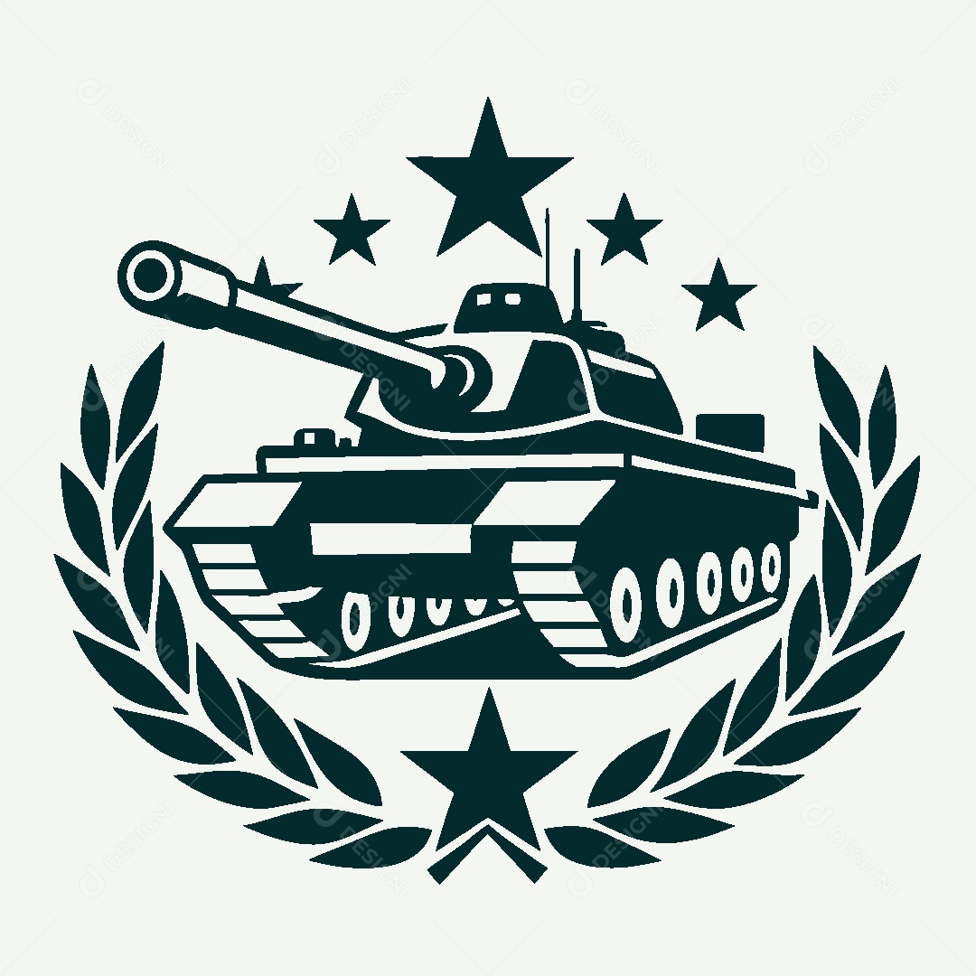 Modelo de Logo de Tanque de Vetor EPS